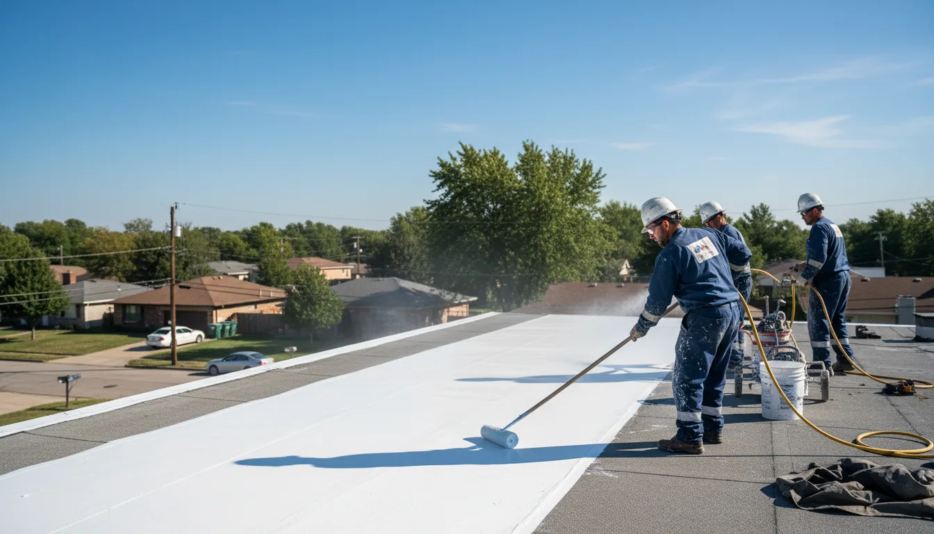 Commercial roof coating in Red Lion, PA near me
